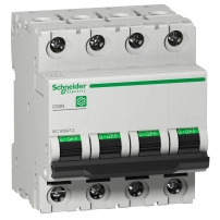 Миниатюрен авт. прекъсвач (MCB), Multi9 C60N, 4P, 50A, C крива, 10kA (IEC/EN 60947-2)