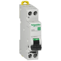 Миниатюрен автоматичен прекъсвач (MCB), Multi9 N40N, 1P+N, 6А, крива C, 10kA (IEC/EN 60947-2)