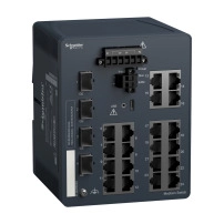 Управляем мрежов комутатор / суич, Modicon Networking, управляем, 20 порта за мед с 4Gigabit SFP