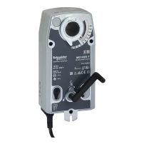 MD10-SR Damper Actuator, 2-Position or 3-Wire Floating, Spring Return, 24 Vac/dc, 1m Cable, 10 Nm, IP54