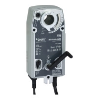 MD20-SR Damper Actuator, 2-Position or 3-Wire Floating, Spring Return, 24-240 Vac / 24-125 Vdc, 1 m Cable, 20 Nm, + S2