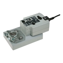 MD40-ER Damper Actuator, 2..10 Vdc Proportional (Modulating) Control, Fail Safe SuperCap, 240Vac/dc, 1 m Cable, 40 Nm