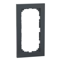 M-Pure 2-gang frame w/o b anthracite