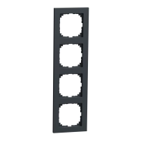 M-Pure 4-gang frame anthracite