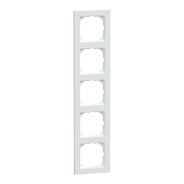 M-Pure 5-gang frame activewhite
