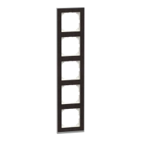 M-Pure Decor 5-gang frame Wenge
