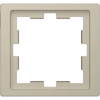 SCHNEIDER ELECTRIC Cover frame, Merten D-Life, 1 gang, Sahara
