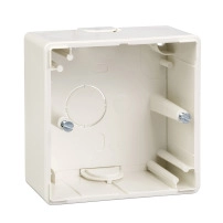SCHNEIDER ELECTRIC Surface-mounted housing, 1-gang, polar white, M-Smart/Artec