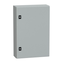 Табло Spacial CRN с плътна врата с монтажна плоча, H600xW400xD150 IP66 IK10 RAL7035..