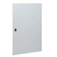 Плътна дясна врата PanelSeT S3D H1200xW500 RAL 7035, с ключалка