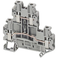 SCHNEIDER ELECTRIC Двойна клема 2,5мм2 DOUBLE LEVEL, 4 POINTS, NSYTRV24D