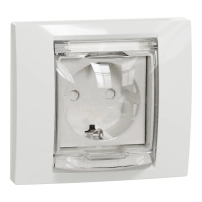 Контакт с капак IP44 1 gang frame with German SO screws