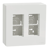 Инсталац. кутия ОМ 2колони, бяла Workstation 2 columns surface white