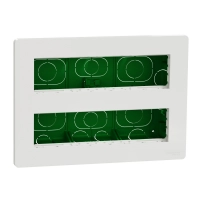 Панел 2x8mod за скрит монтаж антибактер. workstat flush white antibact.