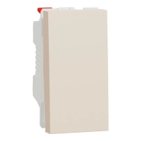 Девиат. ключ-1м.One-way switch 10A 1module крем