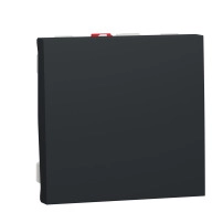 Еднополюсен ключ One-way switch 10A 2modules Антрацит