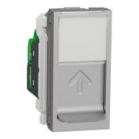 Информац. розеткаRJ45 SINGLE CAT5 UTP OUTLET 1MOD Алум.