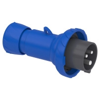 Щепсел 16A 2P-E 200-250V IP67 50-60Hz/81354/ PKE16M723