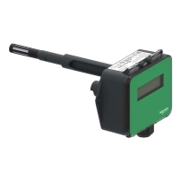 Сензор за качество на въздуха, SpaceLogic Sensors, SCD2, CO2, LCD дисплей, BACnet, Modbus, влажност, темп. трансмитер, VOC, прахови частици