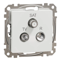TV/R/SAT междинен изход 10db, Sedna, бял