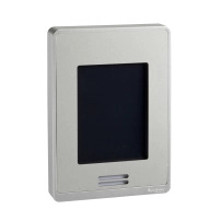 Line-Voltage Fan Coil Room Controller: BACnet MS/TP, ZigBee Embedded, RH sensor & control, IP ready, PIR motion sensor, Silver Case/Fascia