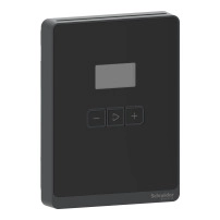 SmartX Сензор за температура, 3 бутона/LCD, Setpoint, с оптимално черно покритие
