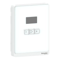 SmartX Сензор за температура, 3 бутона/LCD, Setpoint, с оптимално бяло покритие