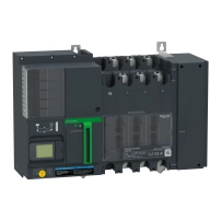 "АВР превключвател, TransferPacT Active автоматичен, 500A, 3P, LCD, корпус 630A, 400V"