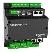 Smart RTU, SCADAPack 47x, supporting DNP3/Modbus/IEC 60870, 3 flowrun license, 2 analog output