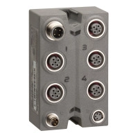 SCHNEIDER ELECTRIC Analog I/O expansion block, Modicon TM7, IP67, 4 AI, +/-10 V, M12 connector