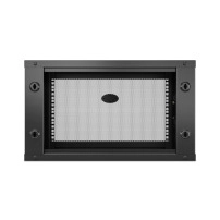 APC NetShelter 9U Wallmount Rack Enclosure Cabinet Single Hinged Switch Depth