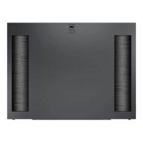 NetShelter SX 42U 750 мм широки перфорирани разделени врати черни