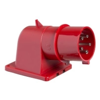 Индустриален контакт с блокировка, Mureva PK, монтаж в табло, 16A, 3P+N+E, 110V, IP44