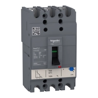 прекъсвач EasyPact CVS100BS, 25 kA, 415 VAC, 80 A номинален, термомагнитно TM-D изключващо у-во, 4P 3d