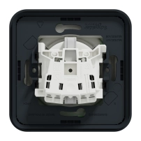 EV Контакт Шуко ОМ Антрацит Mureva EV socket SideE screw surface gr