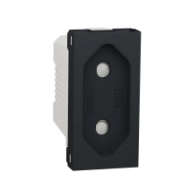Контакт Шуко, крем German Socket 2P+E 16A not shutter screw