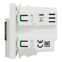 Свързан детектор за движение, Wiser New unica, универсален, LED, бял
