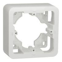 Конзола тройна за ОМ, Бяла , 3 gang Unica Studio surface box