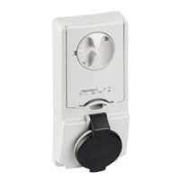 Индустриален контакт с блокировка, Mureva PK, монтаж в табло, 16A, 3P+E, 400V, IP44