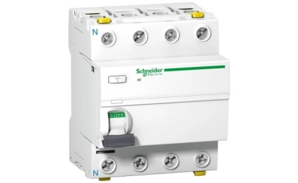 SCHNEIDER ELECTRIC Add-on residual current devices, Acti9 Vigi iC40, 3P+N, 25 A, 300 mA, AC type