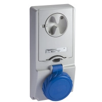 SOCKET UNIKA W/INTERLOCK 16A 2P-E 200-25