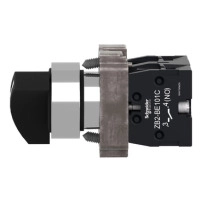 Manual overload reset push button, Harmony XB5, blue flush pushbutton O22 mm unmarked for 17...120 mm actuation distance