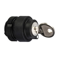SCHNEIDER ELECTRIC Head for pushbutton, mushroom 40mm, metal, yellow, 22mm, spring return