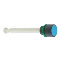 Complete selector switch, Easy Harmony XB2, metal, black, 22mm, long handle, 3 positions, stay put, 2NO