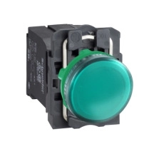 PB grey plast green flush unmark 1NO+1NC