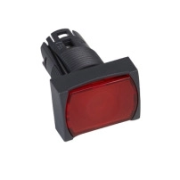 Head for non illuminated push button, Harmony XB6, blue rectang flush pushbutton O 16 spring return unmarked