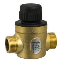 VZ208E Zone Valve, 2-Way, PN16, DN20, G3/4 External Thread, Kvs 6.0 m?/h, 2.5 mm Stroke.
