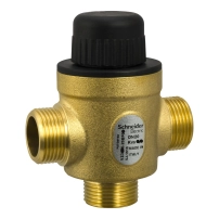 VZ308E Zone Valve, 3-Way, PN16, DN20, G3/4 External Thread, Kvs 6.0 m?/h, 2.5 mm Stroke.