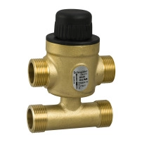 VZ419E Zone Valve, 3-Way with Bypass, PN16, DN20, G3/4 External Thread, Kvs 4.0 m?/h, 5.5 mm Stroke.
