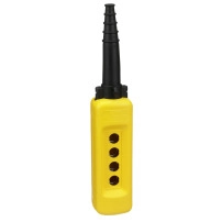 SCHNEIDER ELECTRIC Празна висяща контролна станция, пластмаса, жълта, 4 отвора, UL CSA Сертифициран